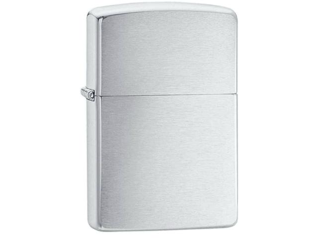 1391 - Zippo  200 REG BRUSH FIN CHROME