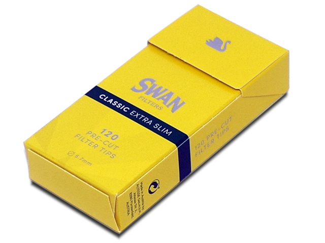 1108 -  Swan Extra Slim Classic filter tips 5,7mm 