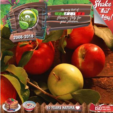 9654 - NATURA SHAKE AND TASTE OH THEM APPLEZ 60/100ml (   )