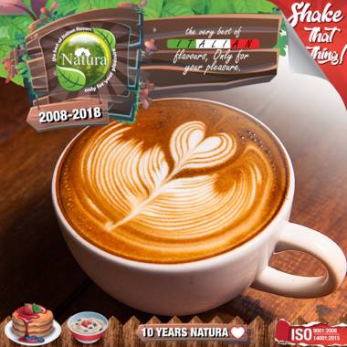 9736 - NATURA SHAKE AND TASTE COFFEE LATTE 100ml ( latte)