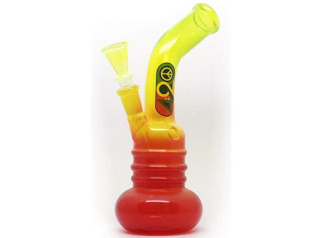   LG18 GREEN LINE GLASS BONG 23cm 