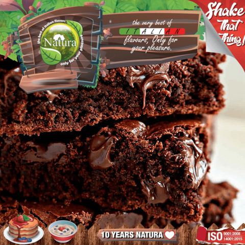 NATURA SHAKE AND TASTE CHOCOLATE BROWNIES 60/100ml ( )