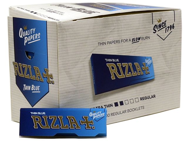 608 -  RIZLA Blue Thin  50   100 