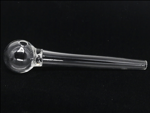ΓΥΑΛΙΝΟ ΠΙΠΑΚΙ ΓΙΑ ΛΑΔΙ OIL PIPE GLASS BONG 13,5cm 0905 (vaporizer)