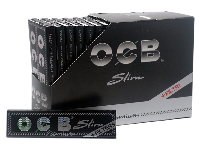 764 -    OCB SLIM PREMIUM KING SIZE  TIPS 50/32  32 