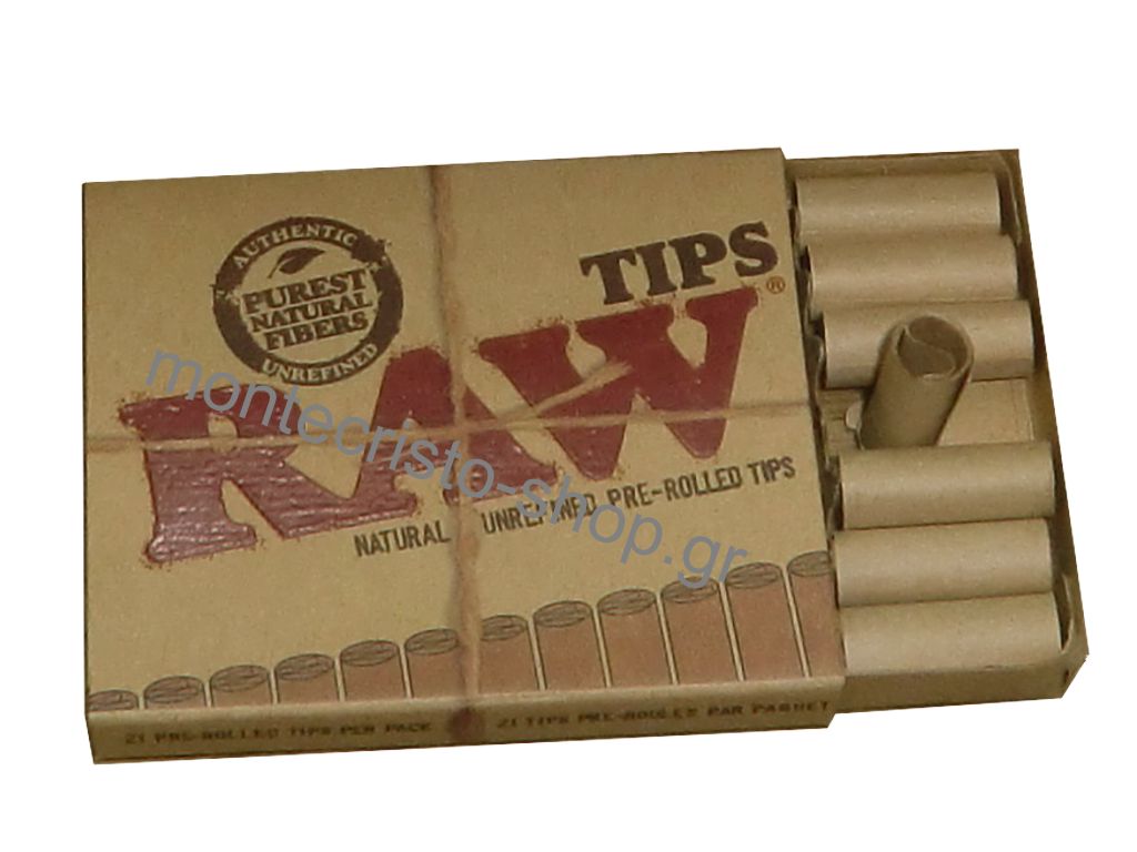  Raw Tips Prerolled    21 