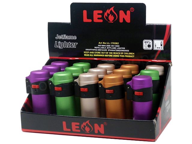 10167 - LEON 170362 JETFLAME LIGHTER   (  15)