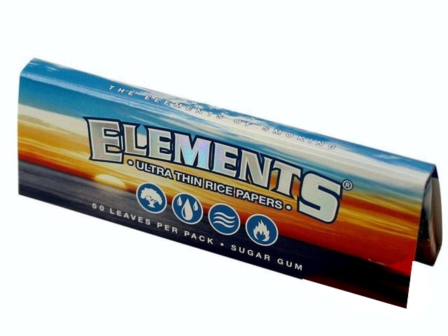   Elements rice paper ultra thin 1 1/4, , 50 