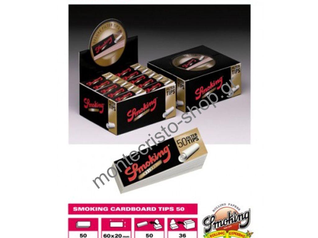  Smoking Deluxe Medium 50 filter tips   50 