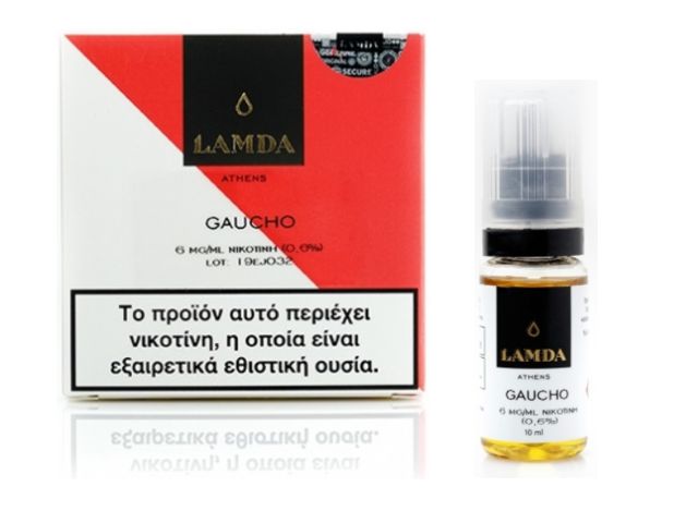10457 - Υγρό αναπλήρωσης LAMDA GAUCHO 3*10ml (καπνικό, κρέμα, καραμέλα, φράουλα)