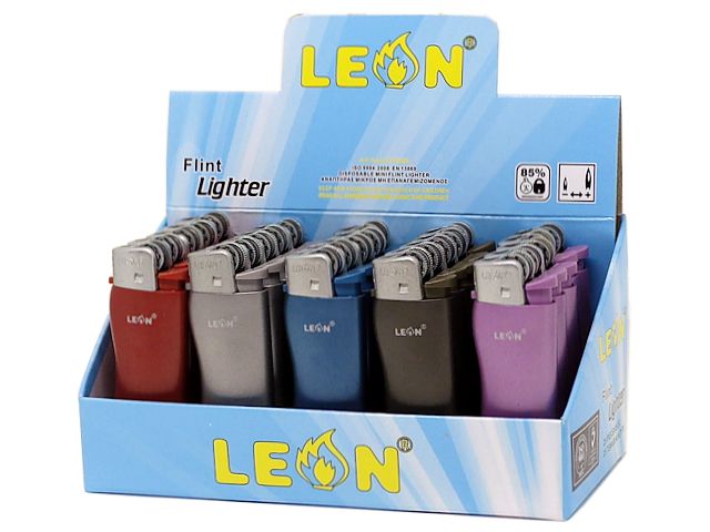 10515 - Αναπτήρες Leon Surf Metallic mini 170386 (κουτί των 25)