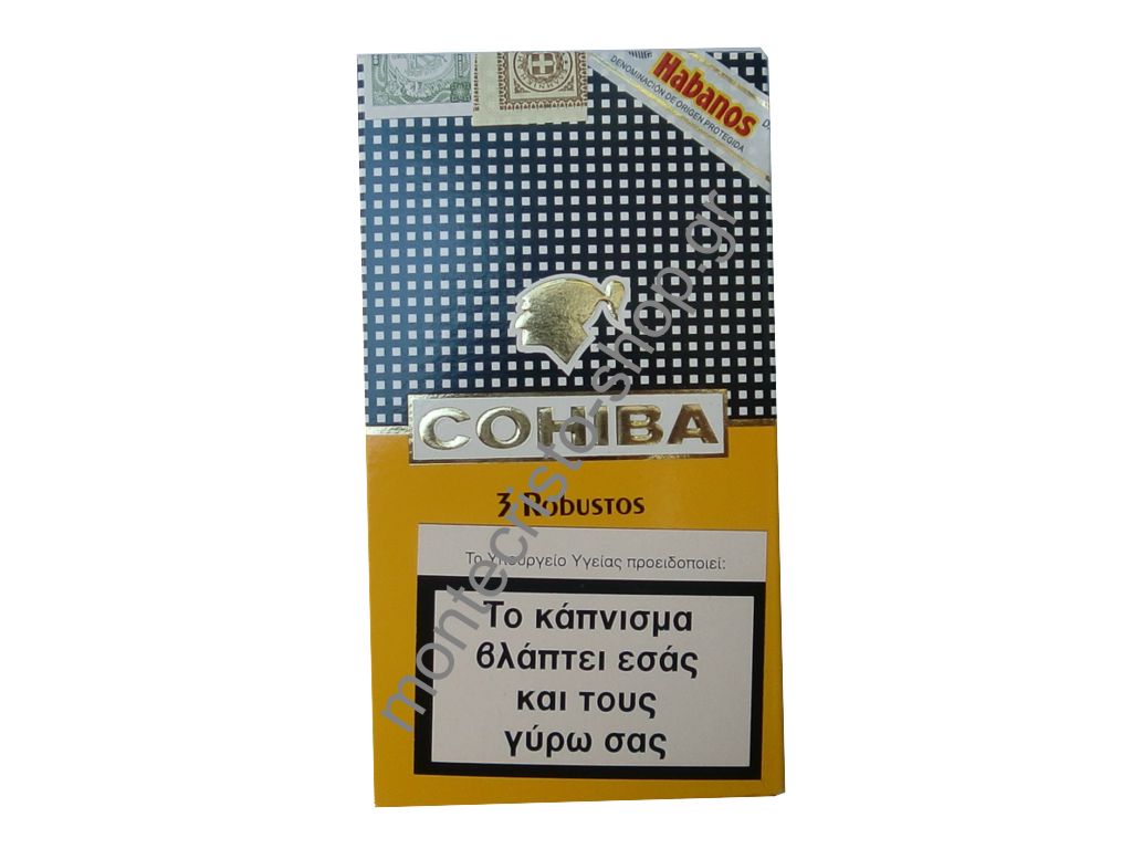 1206 - COHIBA ROBUSTOS 3s