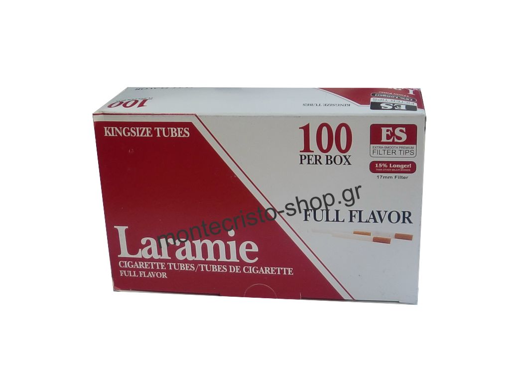 Κενά τσιγάρα Laramie Tubes Foul Flavor 100 84mm, κουτί με 100 άδεια τσιγάρα
