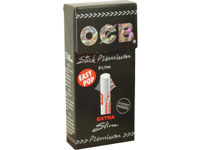1324 - Φιλτράκια OCB Ultra Slim Premium 0,57mm 120 φιλτράκια το κάθε κουτάκι