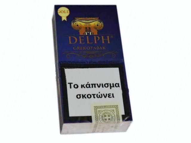 10645 - Cigarillos DELPH GREKOTABAK  GOLD Filter 10