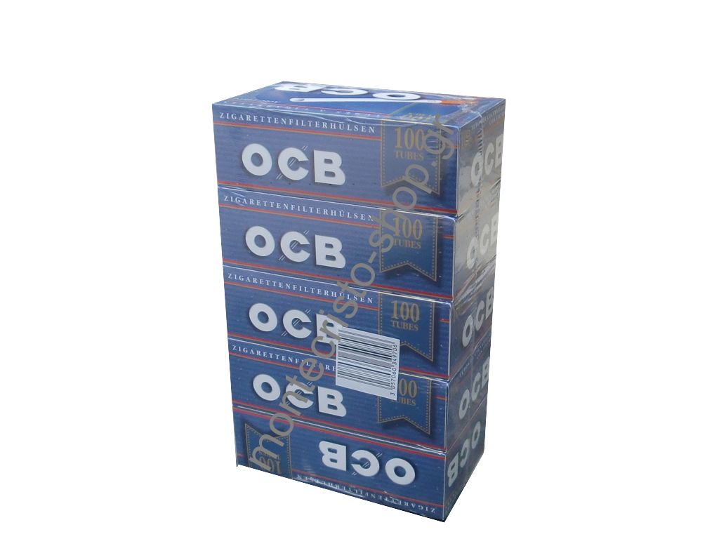 Σετ με 5 άδεια τσιγάρα OCB cigarette tubes 100 τεμ