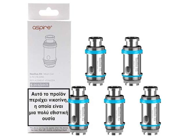 10871 -   Aspire Nautilus XS MESH - 0.7ohm (5 )