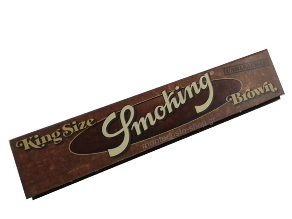 Χαρτάκια Smoking Brown unbleched king size 33φύλλα