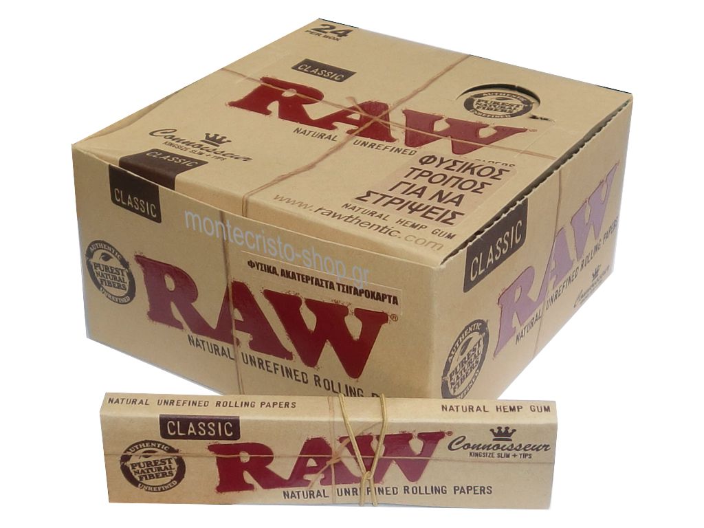 1785 -   24  Raw king size CLASSIC slim + tips   32  