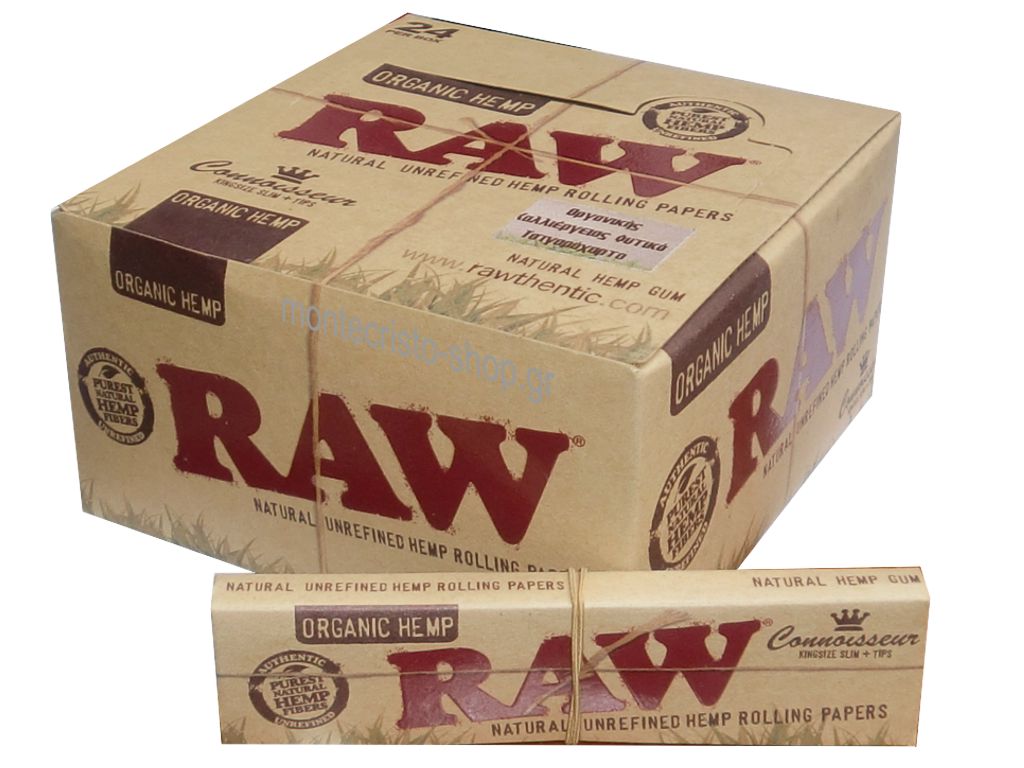   24  RAW KING SIZE Organic  SLIM  TIPS   32 