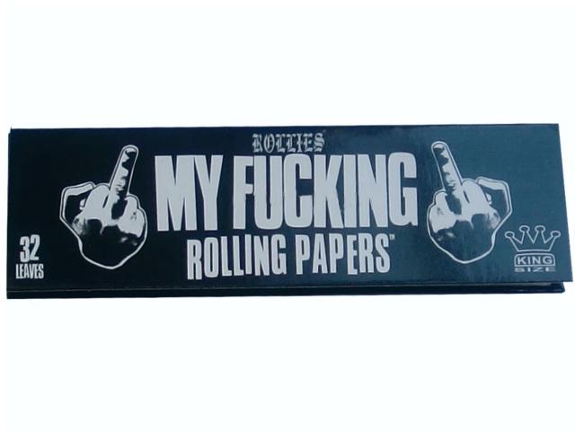 Xαρτάκια My Fucking Rolling Papers King Size με 32 φύλλα