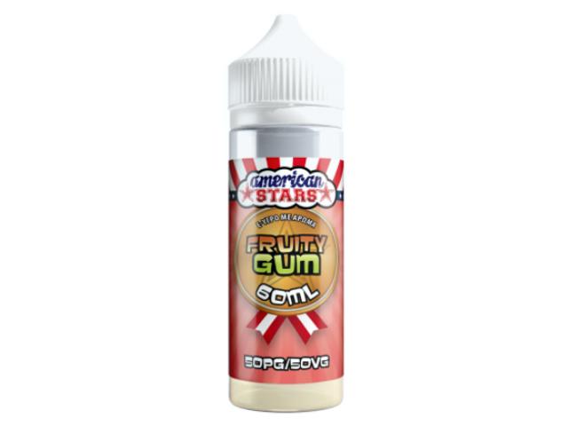 11092 - American Stars FRUITY GUM Shake and Vape 30ml / 120ml (τσιχλόφουσκα από ακτινίδιο και φράουλα)