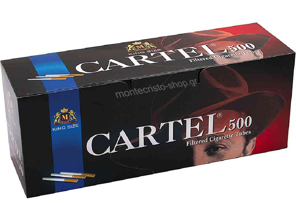   CARTEL 500 Filtered Cigarette Tubes King Size  500 