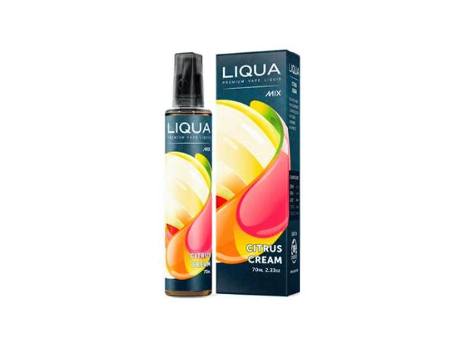 LIQUA CITRUS CREAM 12/60ML (κρέμα με βερίκοκα, σμέουρα και λεμόνι)