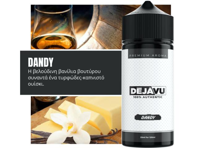 ΝΤΕΖΑΒΟΥ 100% AUTHENTIC Flavour Shot DANDY 25ml / 120ml (καπνιστό ουίσκι με βανίλια)