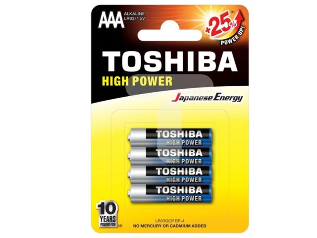 11676 - TOSHIBA AAA HIGH POWER +25%  (4 )