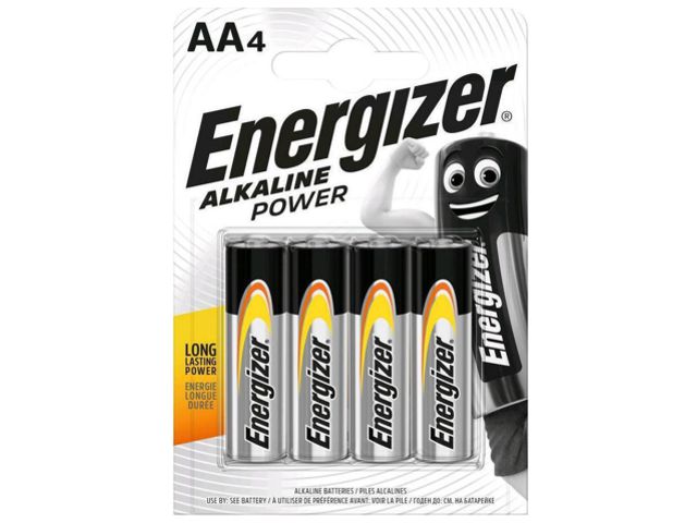 ENERGIZER ALKALINE POWER AA  (4 )