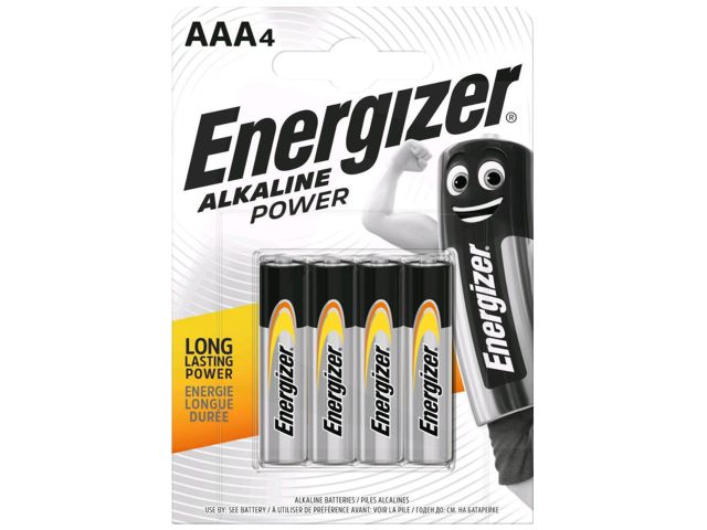 ENERGIZER ALKALINE POWER AAA  (4 )