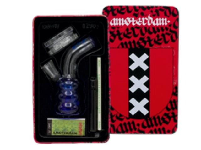 11792 -  Bong AMSTERDAM BONG 12cm 02903- SET