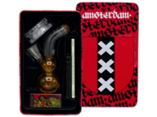  Bong AMSTERDAM BONG 12cm 02905- SET