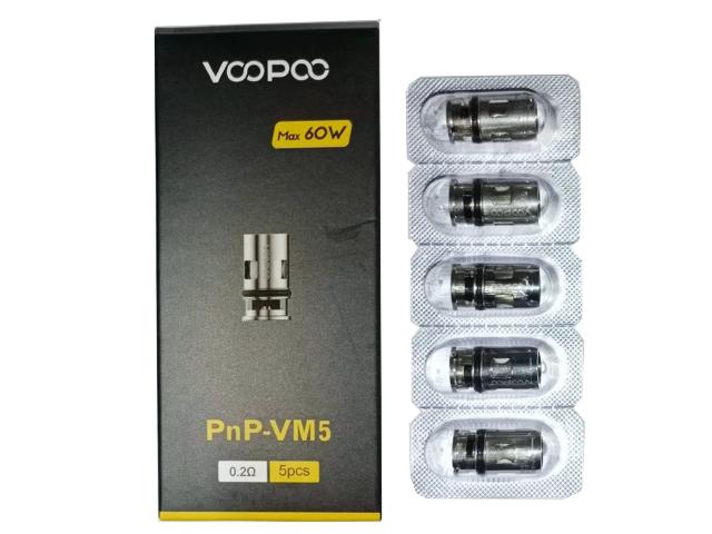 11923 - Voopoo PnP-VM5 0.2ohm COILS για pnp tank (5 αντιστάσεις)