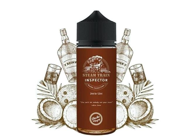 12012 - STEAMTRAIN Flavour Shot INSPECTOR 24ml / 120ml ( Bourbon  )