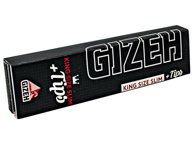 12038 -   Gizeh BLACK SLIM EXTRA FINE MAGNET King Size + TIPS