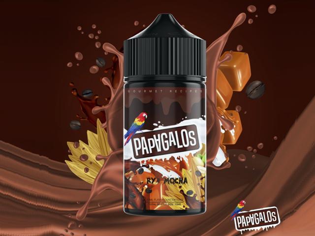 12086 - PAPAGALOS RY4 MOCHA Shake And Vape 25/75ml (  , ,   )