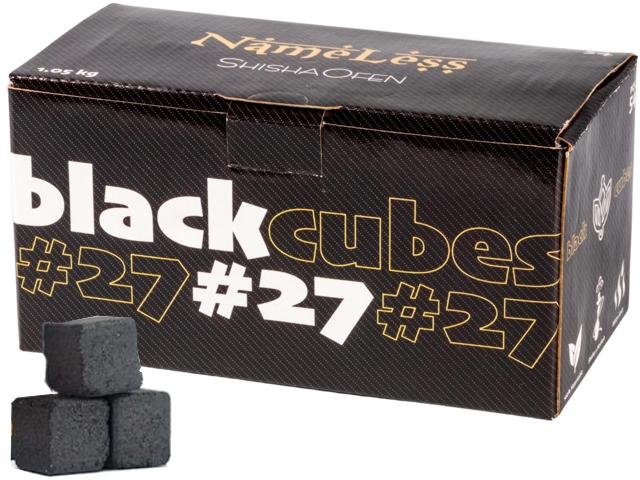 Καρβουνάκια για ναργιλέ BLACK CUBES #27 1,05kg (Κουτί με 54 καρβουνάκια) 99010807