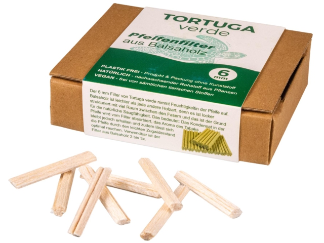 TORTUGA VERDE 6mm Pipe Filters 68    99101622