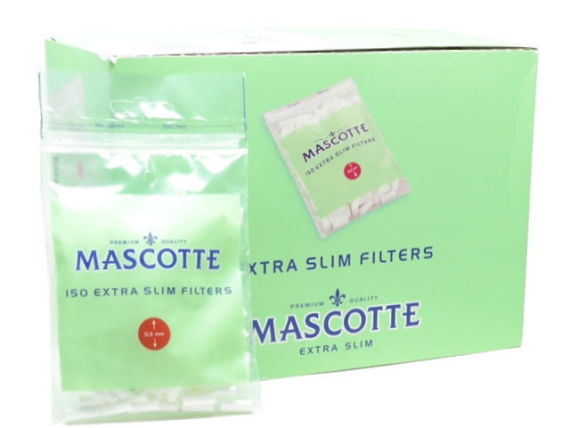 12201 - Φιλτράκια MASCOTTE 150 Extra Slim filters 5.3mm κουτί των 20