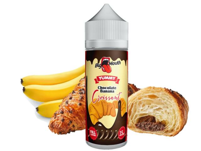 12209 - BIG MOUTH Shake And Vape CHOCOLATE BANANA CROISSANT 15/120ml (    )