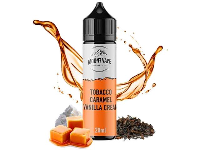 MOUNT VAPE Flavor Shots TOBACCO CARAMEL VANILLA CREAM 20/60ML (  ,   )