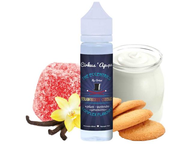 12272 - VDLV Flavor Shots THE ECCENTRICS STRAWBERRY CUSTARD 15/60ML (     )