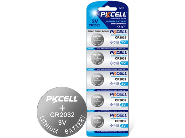 PKCELL CR2032 LITHIUM 3V (5 )