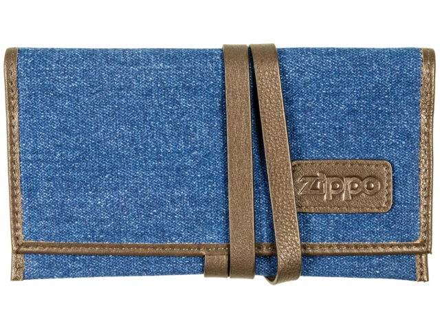 12300 - Καπνοθήκη ZIPPO KS jeans/leatherette mocca 2007220