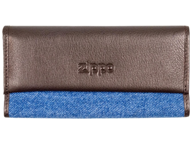 12301 -  ZIPPO KS jeans/leatherette mocca 2007221