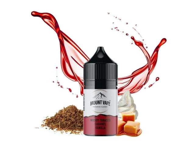 MOUNT VAPE Flavor Shots WOODY TOBACCO CARAMEL VANILLA 10/30ML (    )