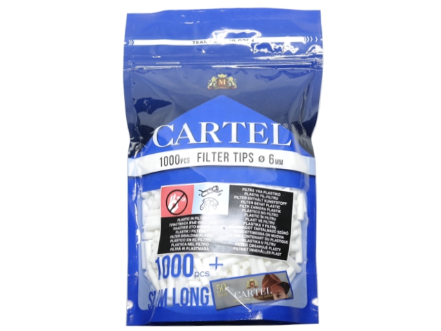  Cartel Filter Slim Long 6mm 1000pcs LONG MULTIPACK