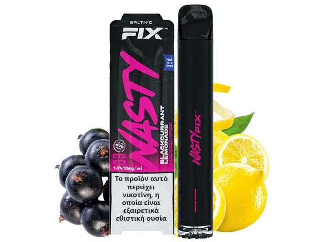 12388 - Ηλεκτρονικό τσιγάρο μιας χρήσης NASTY AIR FIX 2ml WICKED HAZE Blackcurrant Lemonade 20mg (φραγκοστάφυλο με λεμονάδα)